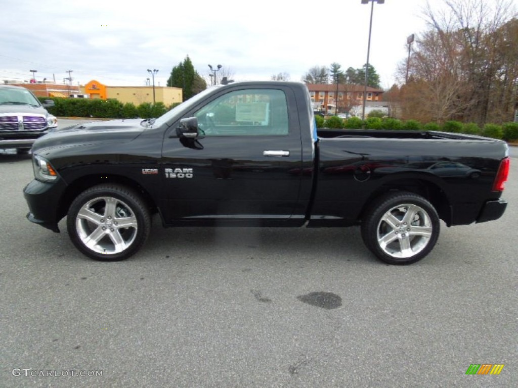 Black 2013 Ram 1500 R/T Regular Cab Exterior Photo #77031471