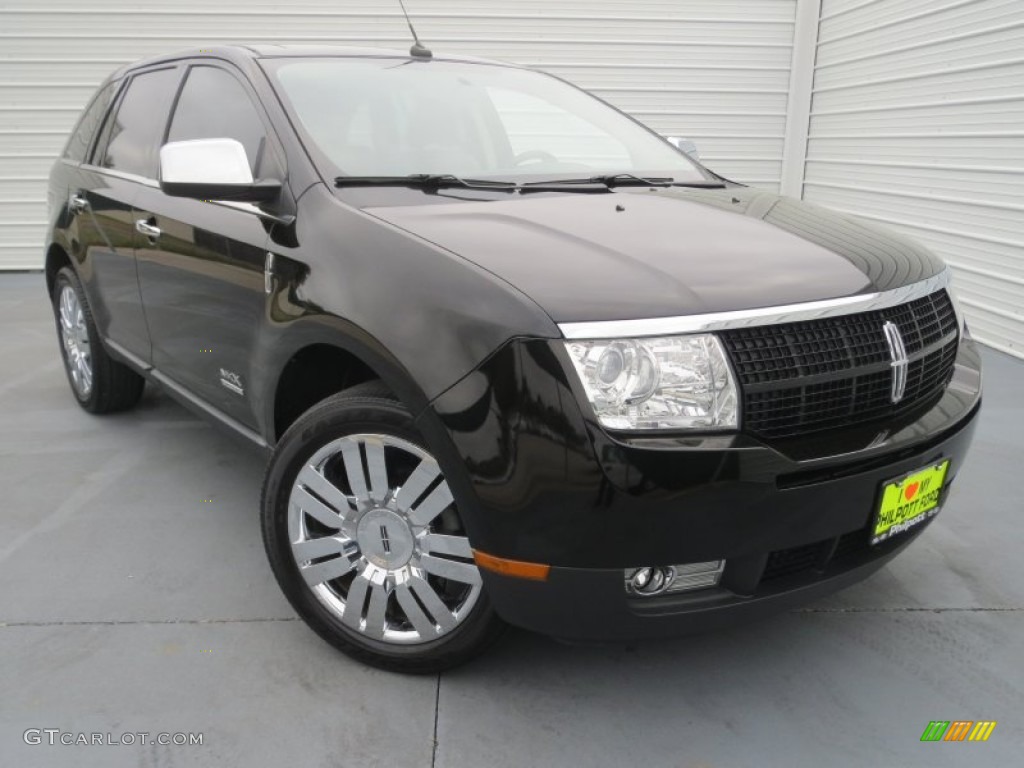 2008 MKX Limited Edition AWD - Black Clearcoat / Charcoal Black/Medium Light Stone photo #1