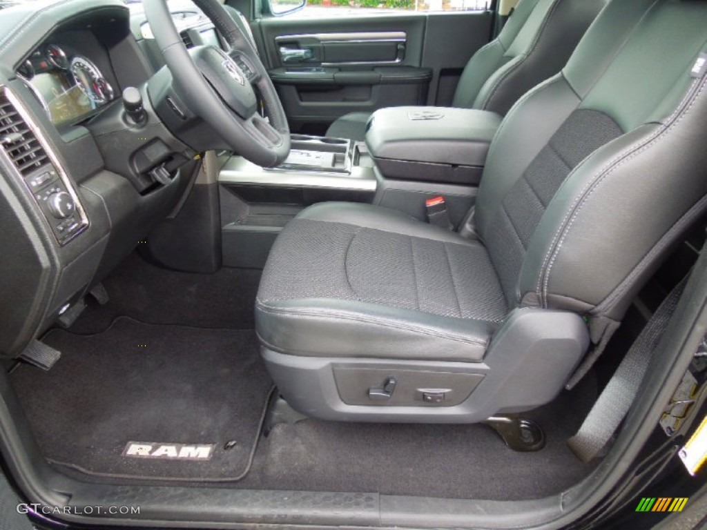 R/T Black Interior 2013 Ram 1500 R/T Regular Cab Photo #77031576