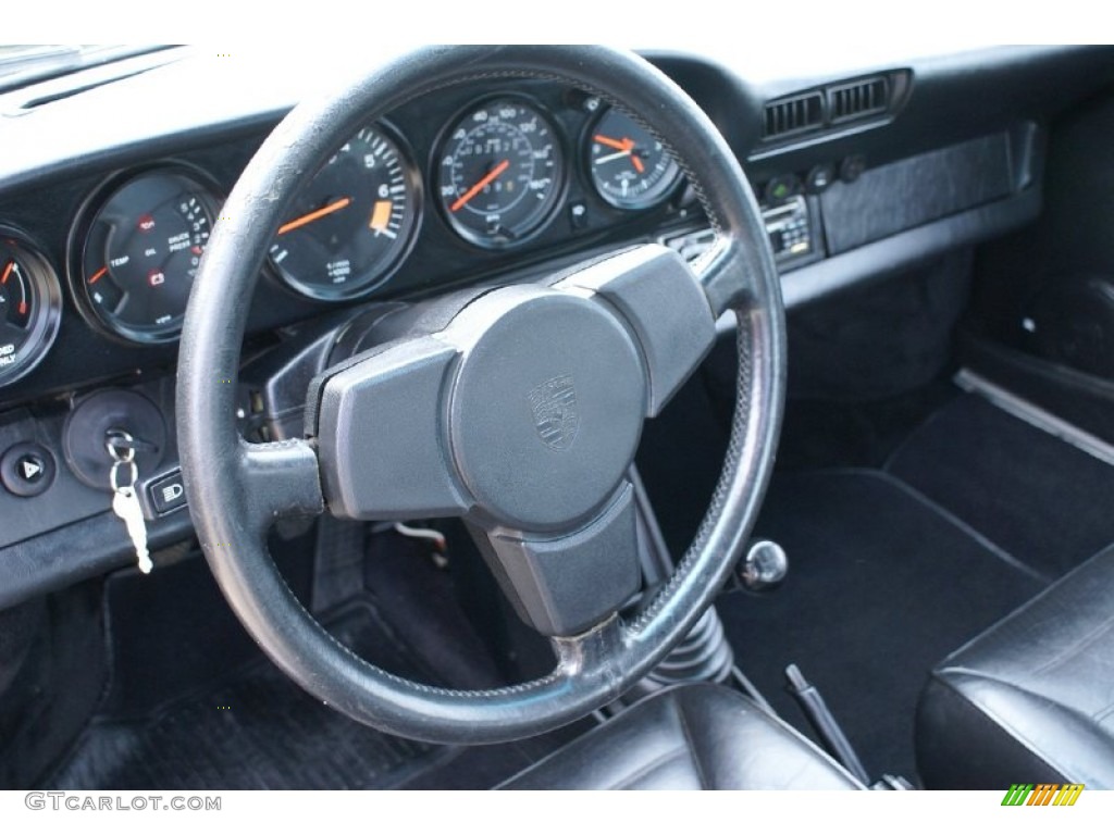 1984 911 Carrera Targa - Black / Black photo #18