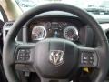 2013 Ram 1500 R/T Black Interior Steering Wheel Photo