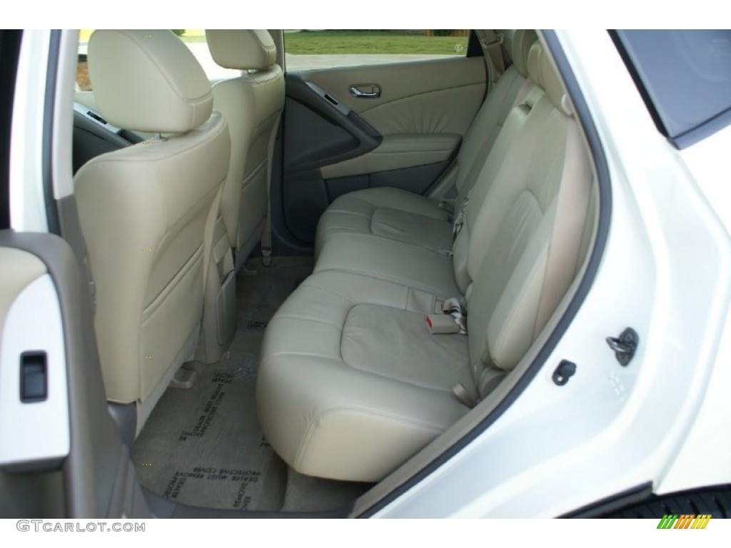 2009 Nissan Murano SL AWD Rear Seat Photo #77031952