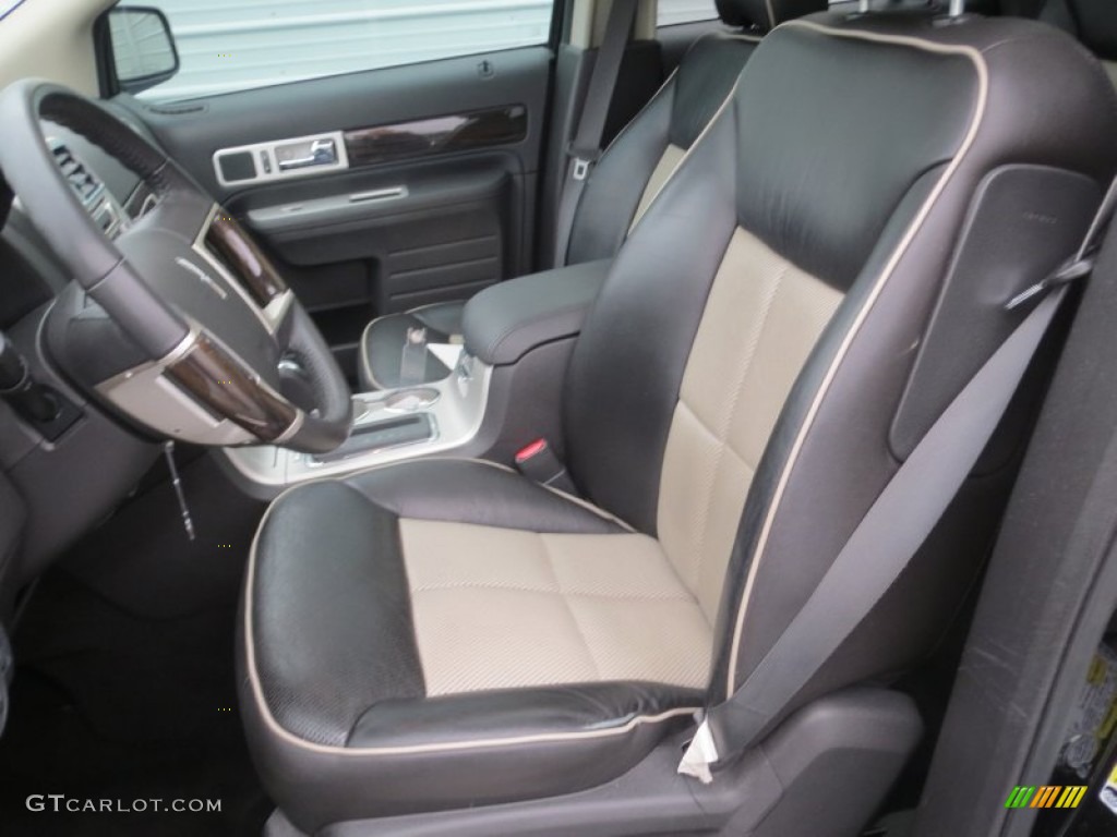 Charcoal Black/Medium Light Stone Interior 2008 Lincoln MKX Limited Edition AWD Photo #77032176