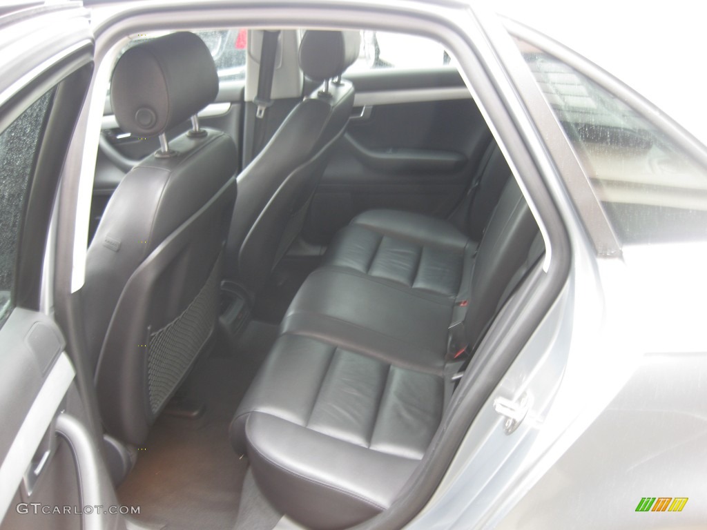 Ebony Interior 2005 Audi A4 2.0T Sedan Photo #77032261