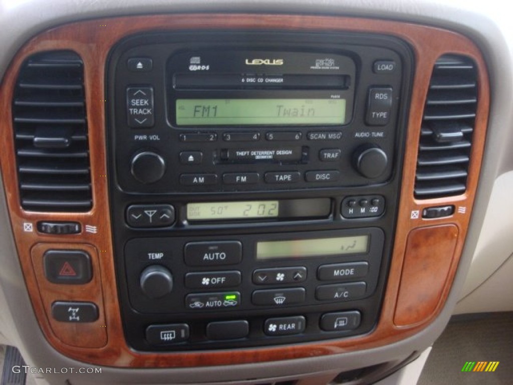 2001 LX 470 - Riverrock Green Metallic / Ivory photo #22