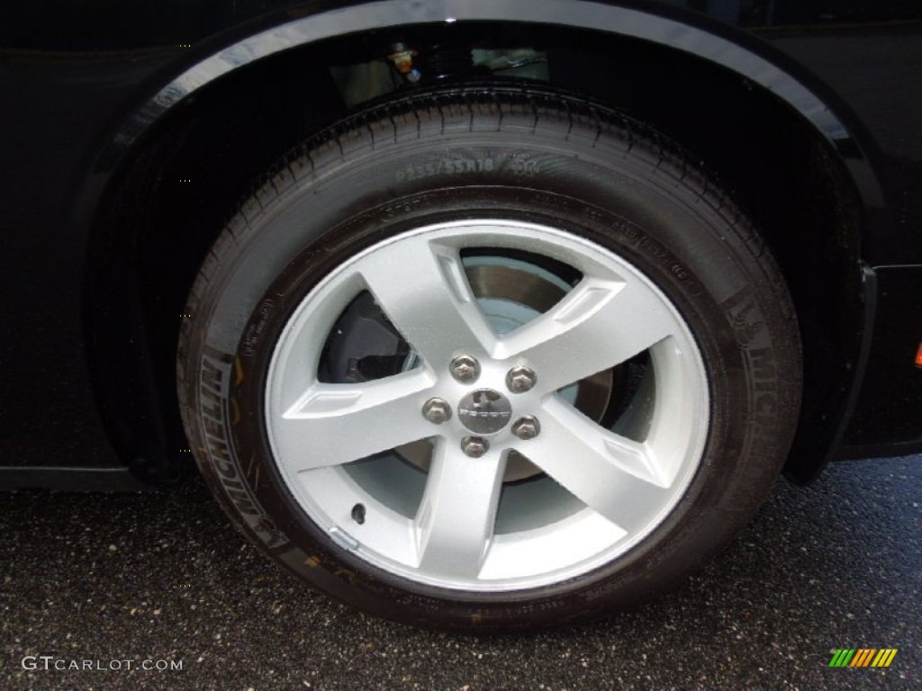 2013 Challenger SXT Plus - Pitch Black / Dark Slate Gray photo #23