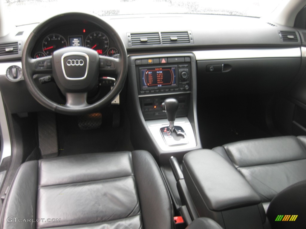 Ebony Interior 2005 Audi A4 2.0T Sedan Photo #77032510