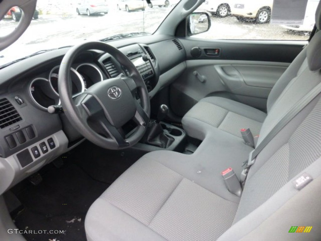 Graphite Interior 2012 Toyota Tacoma Regular Cab 4x4 Photo #77032975