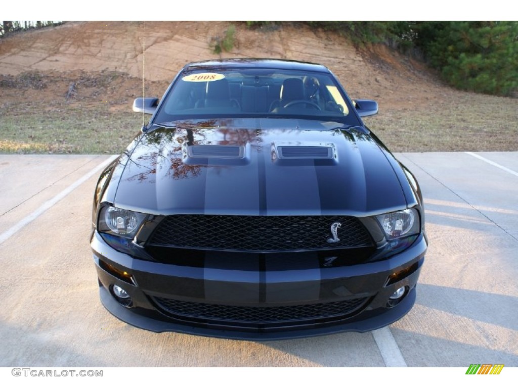 Black 2008 Ford Mustang Shelby GT500 Coupe Exterior Photo #77033199