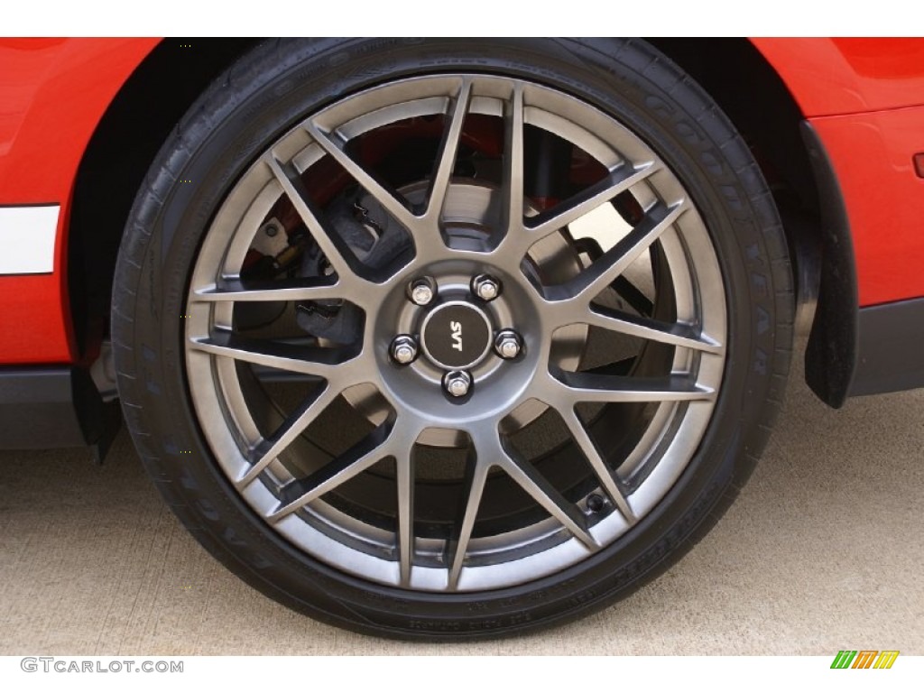 2011 Mustang Shelby GT500 SVT Performance Package Coupe - Race Red / Charcoal Black/White photo #12