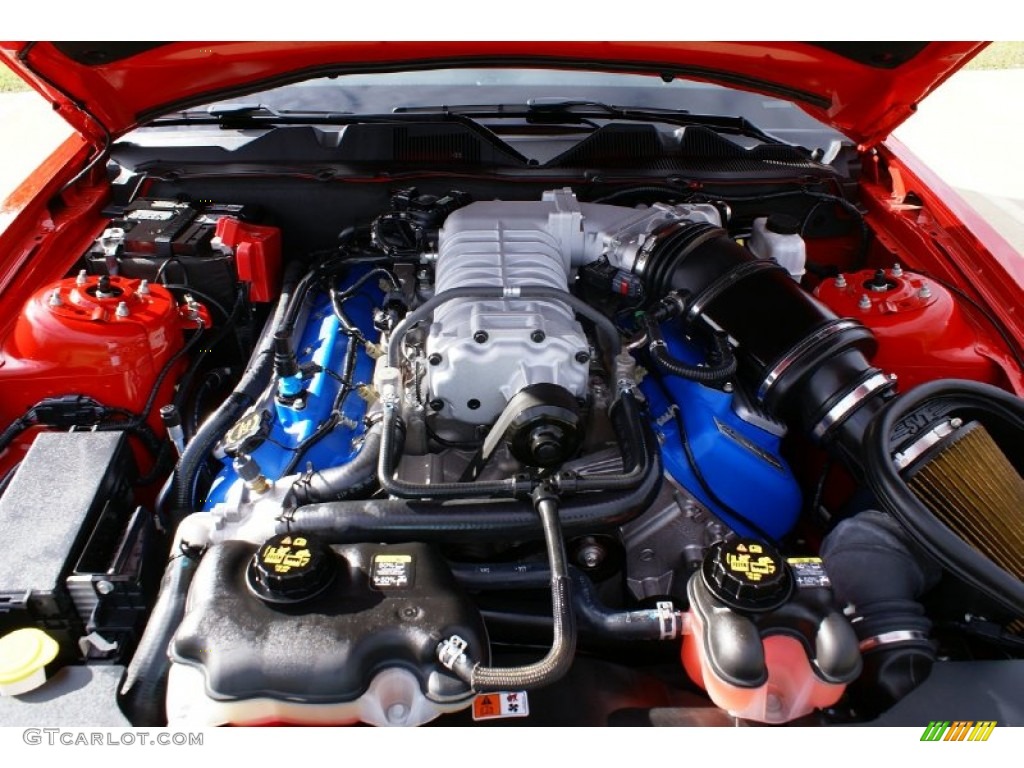 2011 Ford Mustang Shelby GT500 SVT Performance Package Coupe Engine Photos