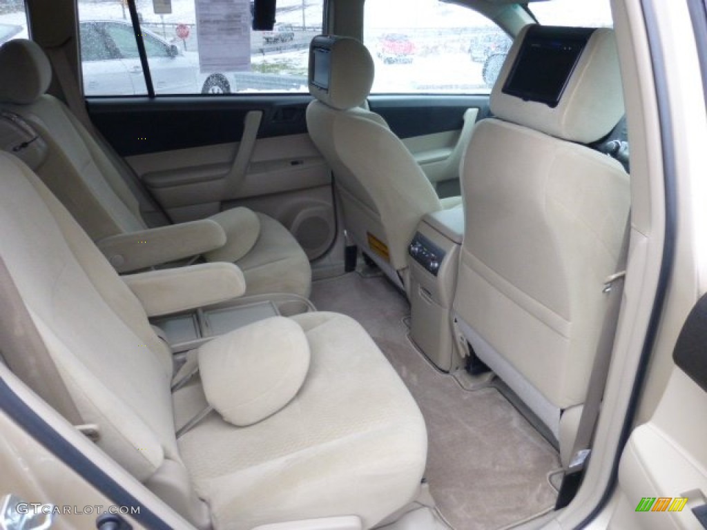 2010 Toyota Highlander V6 4WD Rear Seat Photo #77034093