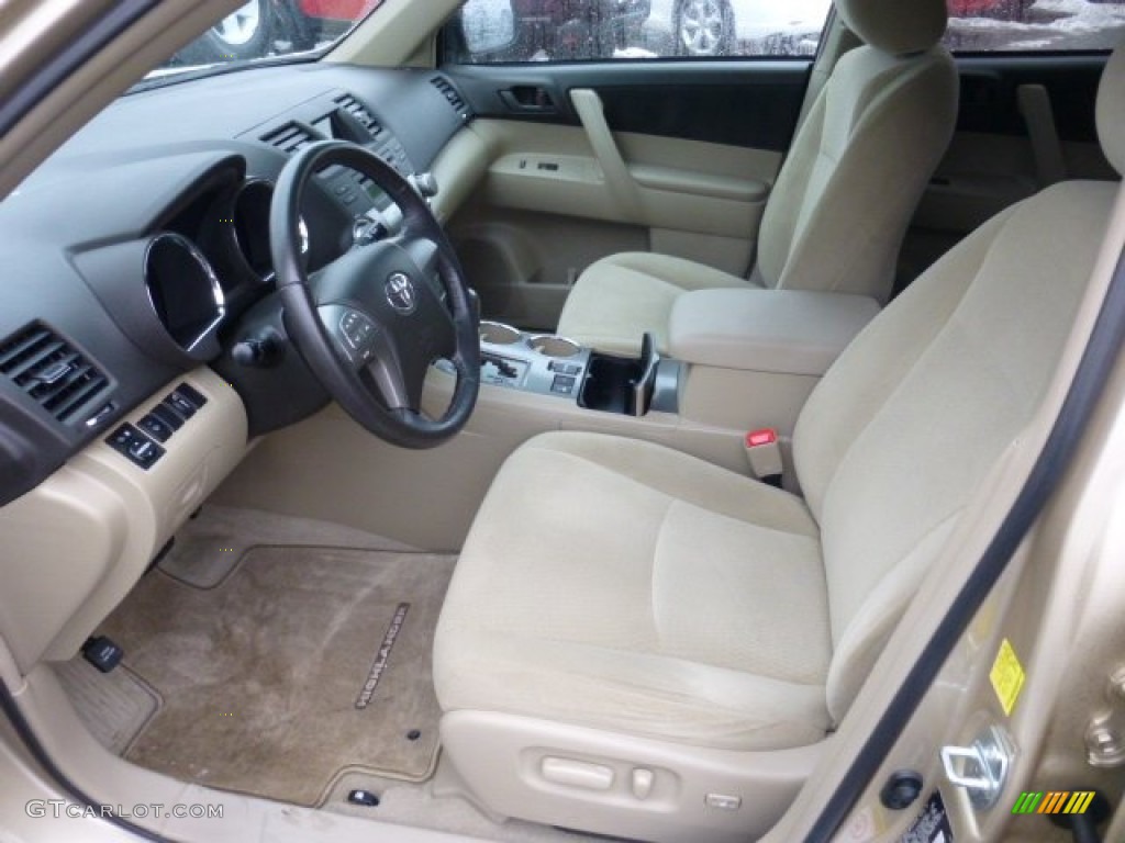 2010 Toyota Highlander V6 4WD Front Seat Photo #77034127