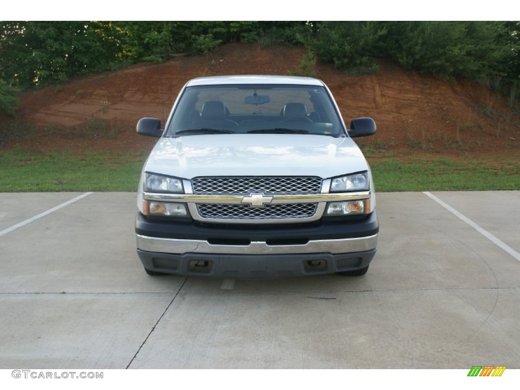 2005 Silverado 1500 LS Extended Cab - Summit White / Medium Gray photo #3