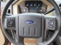 Adobe Beige 2011 Ford F250 Super Duty XLT Crew Cab 4x4 Steering Wheel