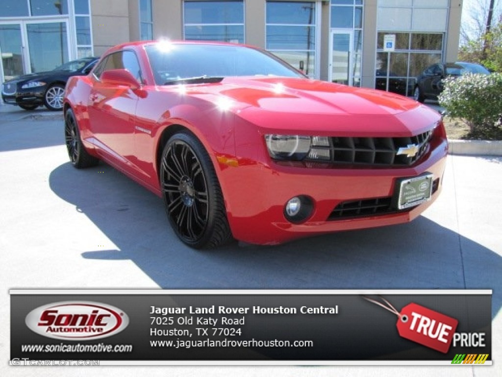 2011 Camaro LT/RS Coupe - Victory Red / Gray photo #1