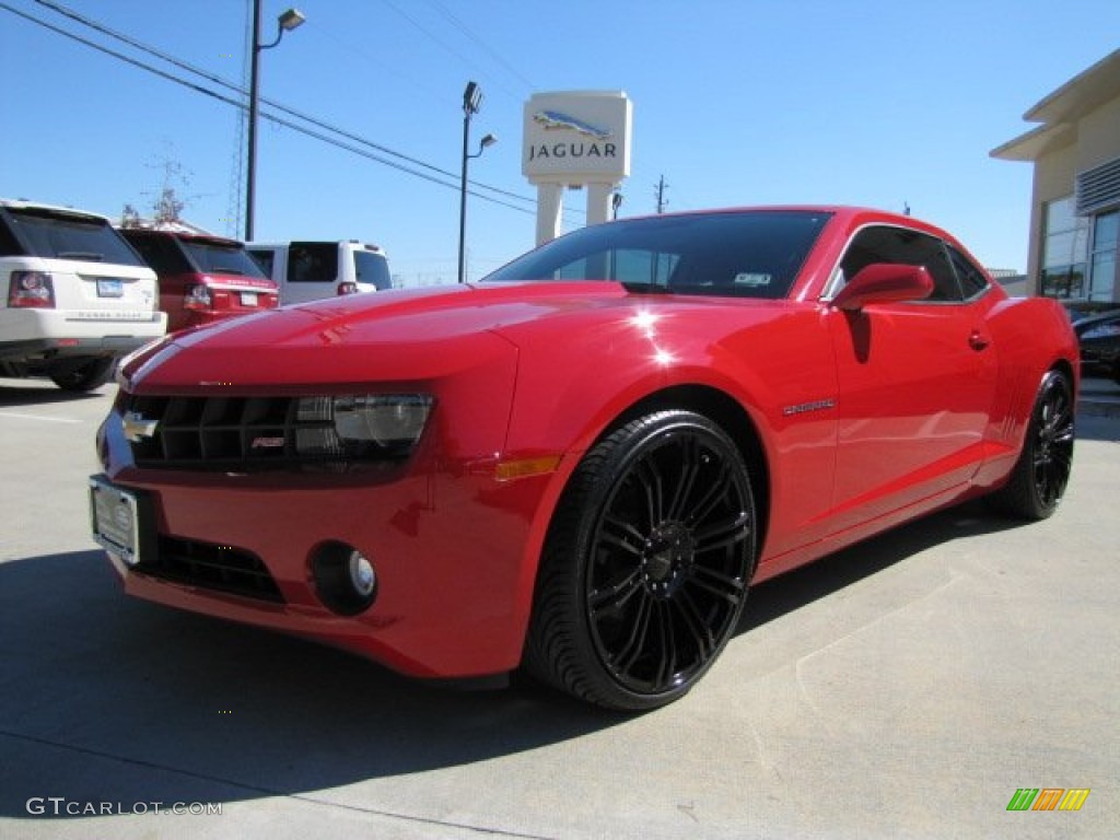 2011 Camaro LT/RS Coupe - Victory Red / Gray photo #5