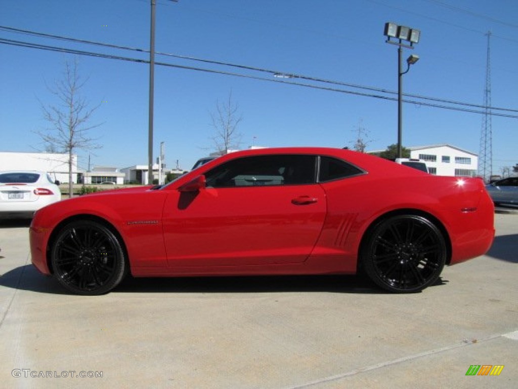 2011 Camaro LT/RS Coupe - Victory Red / Gray photo #7