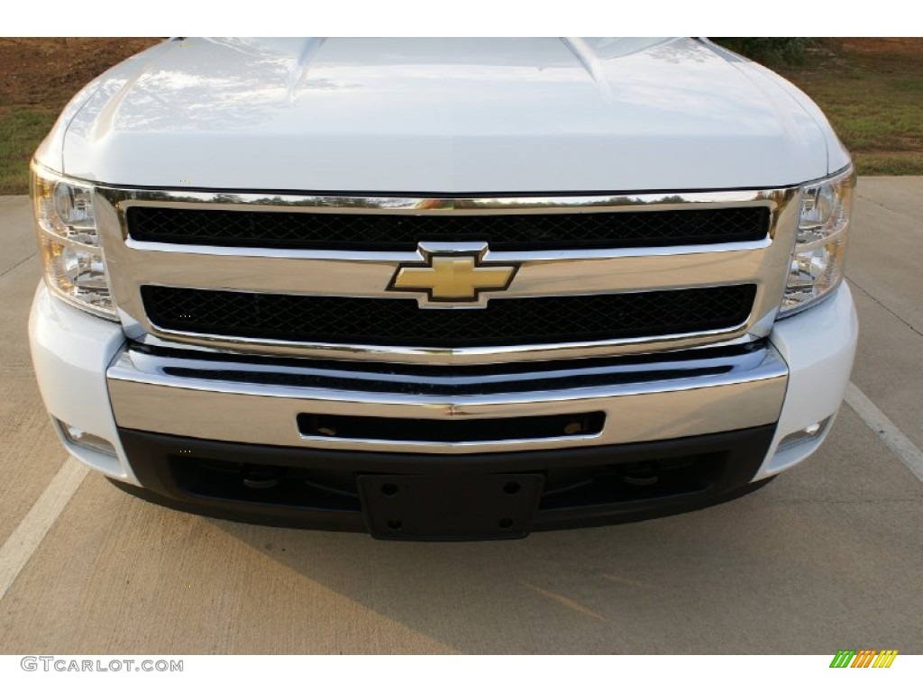 2009 Silverado 1500 LT Z71 Crew Cab 4x4 - Summit White / Light Titanium photo #3