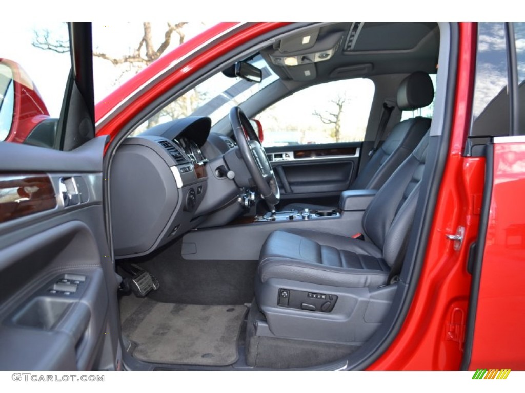 Anthracite Interior 2008 Volkswagen Touareg 2 V8 Photo #77035190