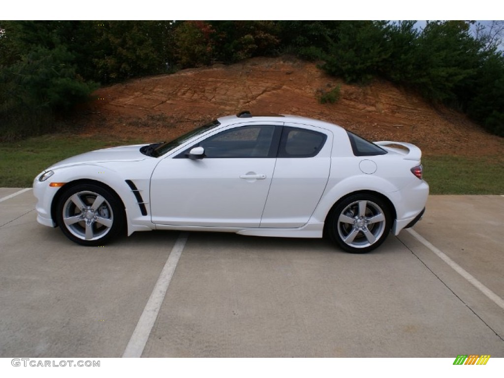 2005 RX-8 Sport - Whitewater Pearl / Black photo #1
