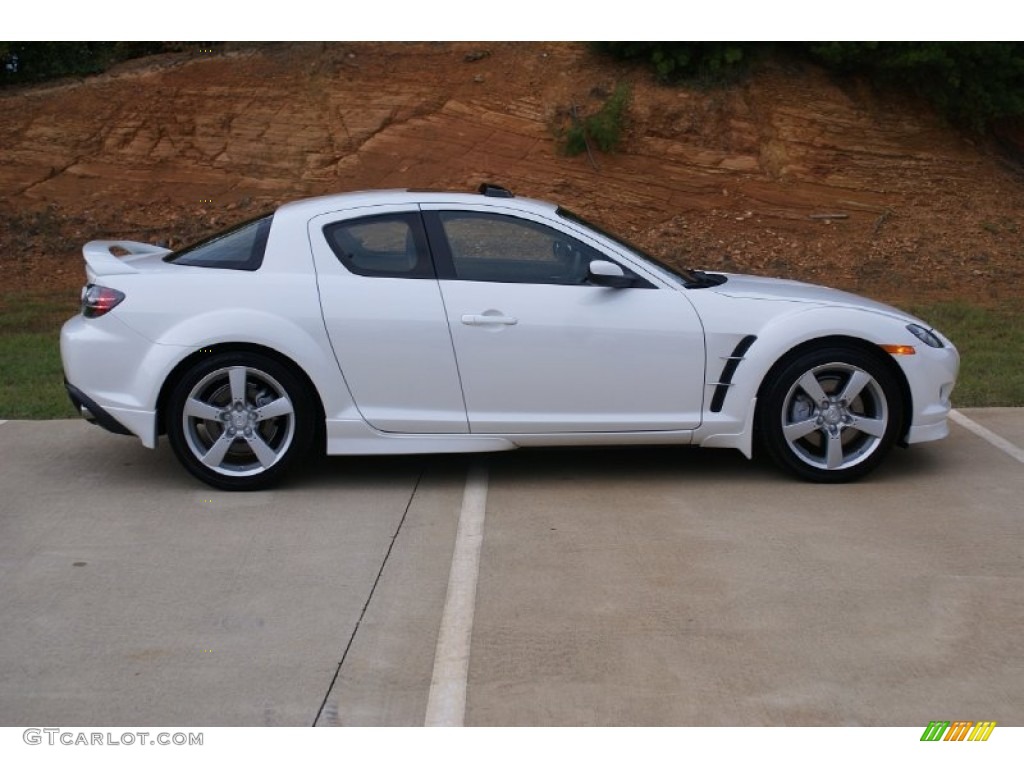 Whitewater Pearl 2005 Mazda RX-8 Sport Exterior Photo #77035401