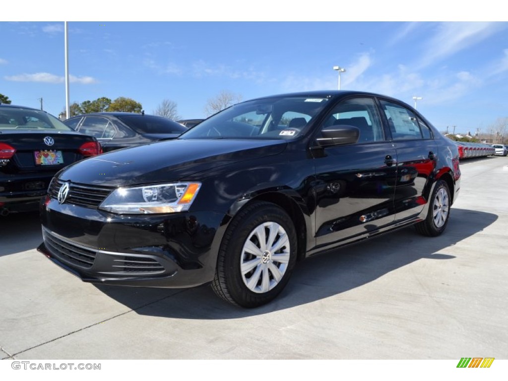 Black Uni 2013 Volkswagen Jetta S Sedan Exterior Photo #77035448