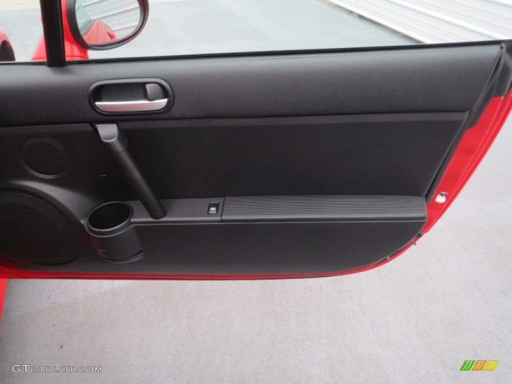 2007 Mazda MX-5 Miata Sport Roadster Black Door Panel Photo #77035728