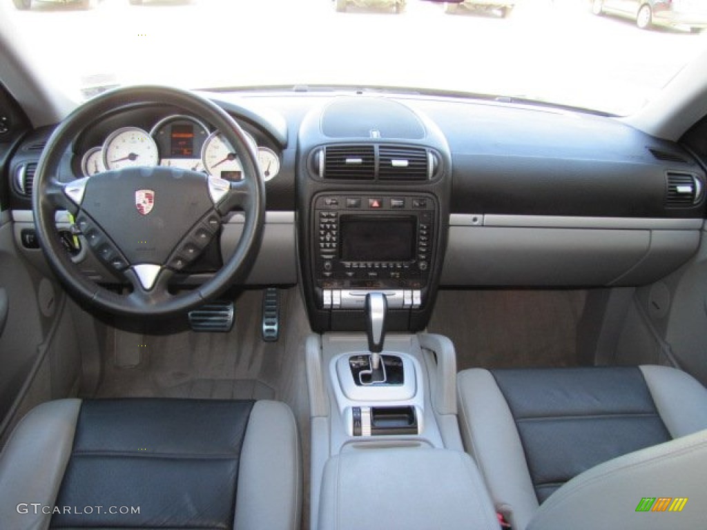 2006 Porsche Cayenne S Titanium Black/Steel Grey Dashboard Photo #77036025