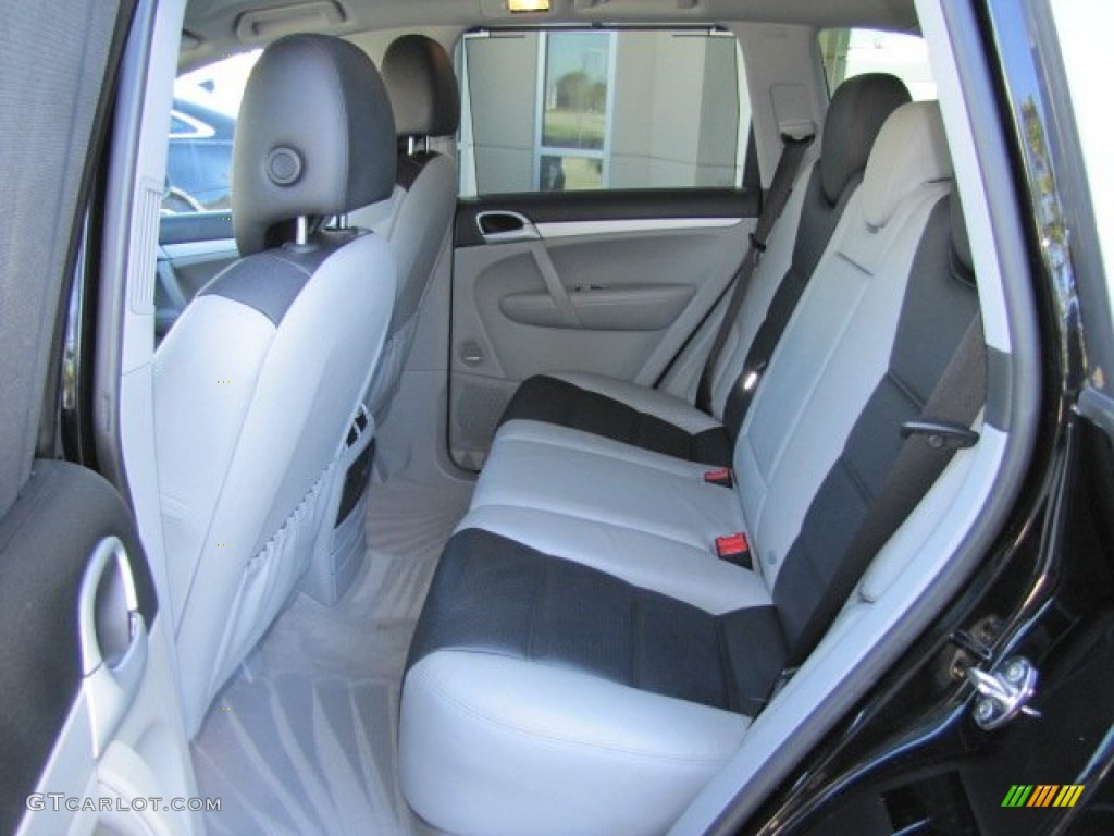 Black/Steel Grey Interior 2006 Porsche Cayenne S Titanium Photo #77036040