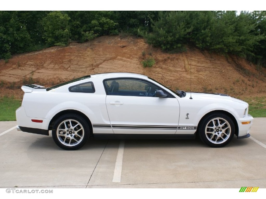 2009 Mustang Shelby GT500 Coupe - Performance White / Black/Black photo #1