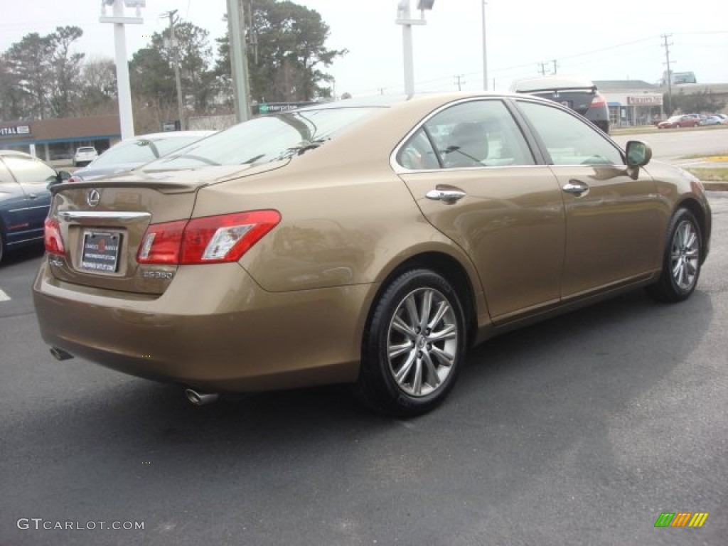 2007 ES 350 - Amber Pearl / Black photo #3