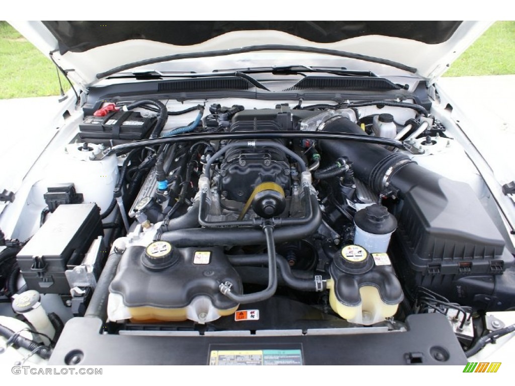 2009 Ford Mustang Shelby GT500 Coupe 5.4 Liter Supercharged DOHC 32-Valve V8 Engine Photo #77036406