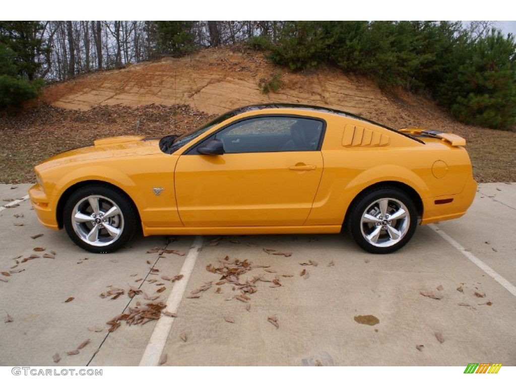 2009 Mustang GT Premium Coupe - Grabber Orange / Dark Charcoal photo #1