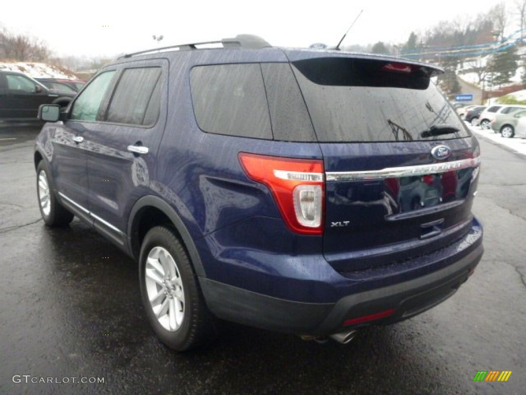 2011 Explorer XLT 4WD - Kona Blue Metallic / Charcoal Black photo #4