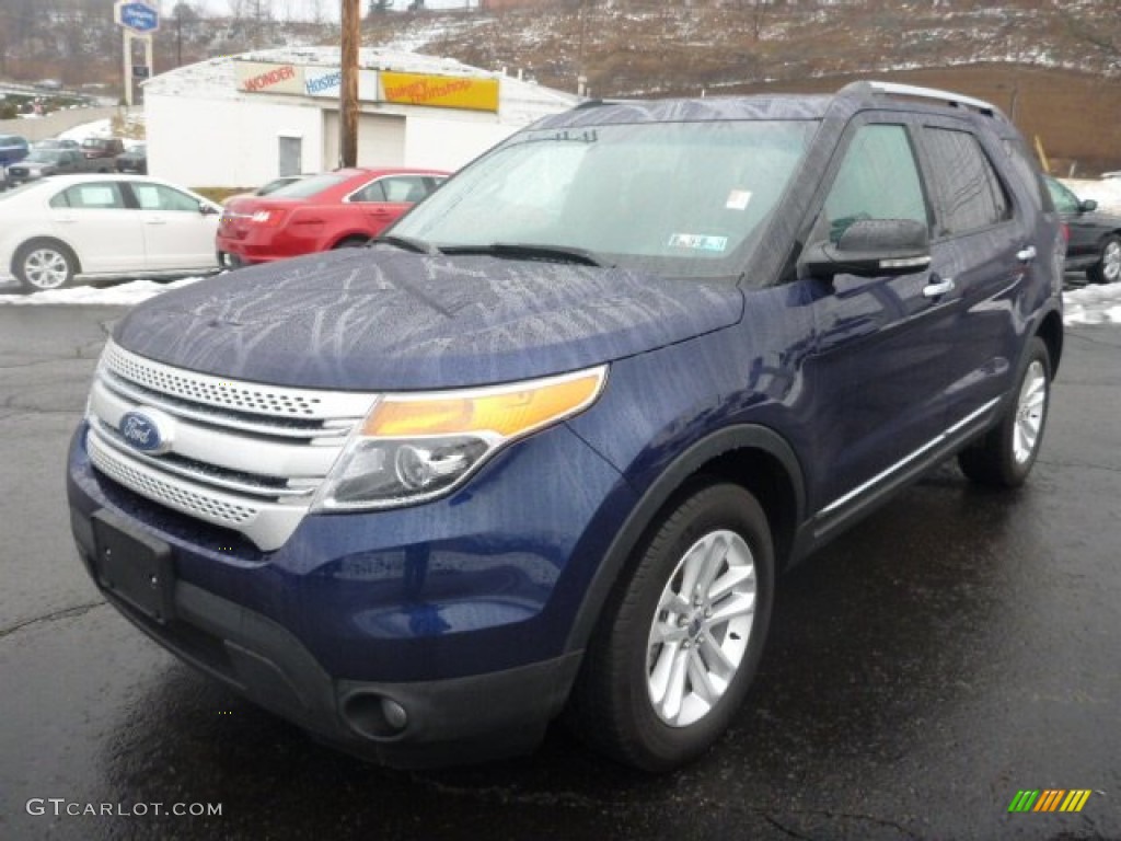 2011 Explorer XLT 4WD - Kona Blue Metallic / Charcoal Black photo #5