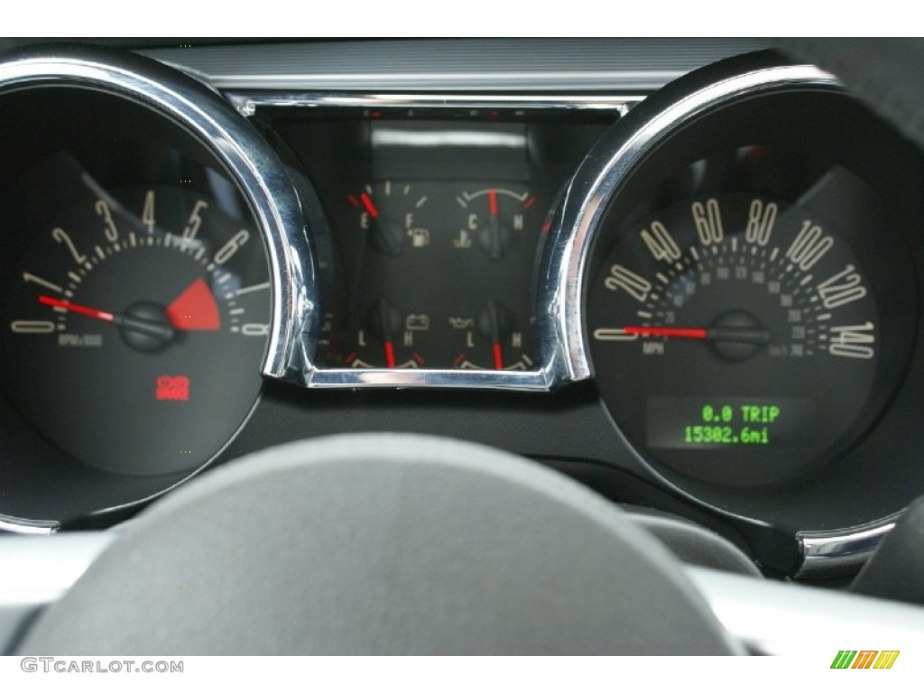 2009 Ford Mustang GT Premium Coupe Gauges Photo #77036961
