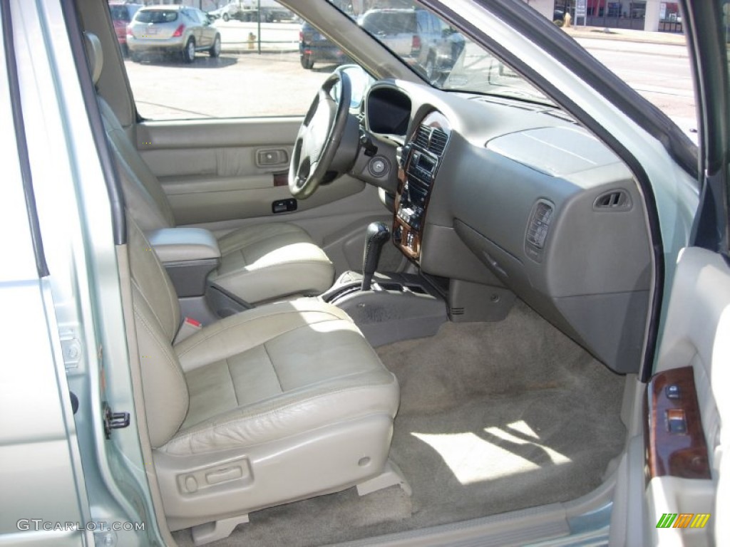 1999 QX4 4x4 - Arctic Green Metallic / Beige photo #7