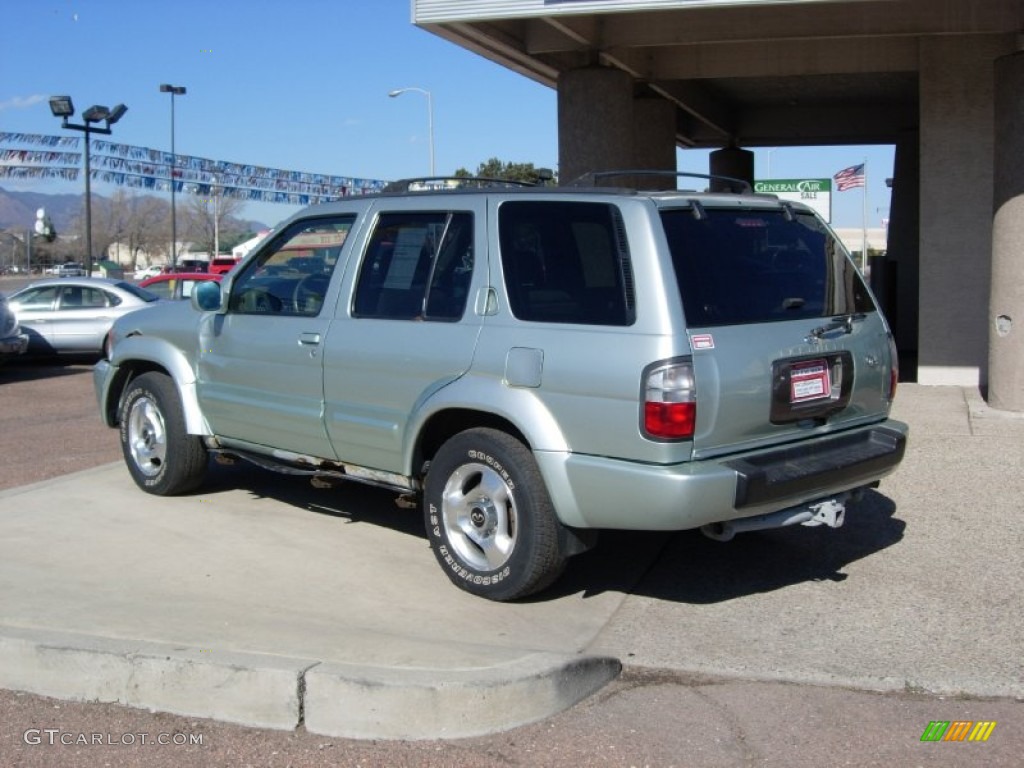 1999 QX4 4x4 - Arctic Green Metallic / Beige photo #9