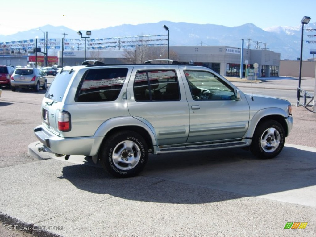 1999 QX4 4x4 - Arctic Green Metallic / Beige photo #11