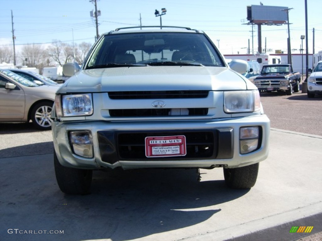1999 QX4 4x4 - Arctic Green Metallic / Beige photo #14