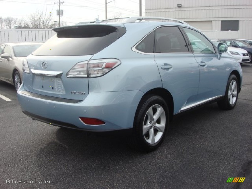2012 RX 350 AWD - Cerulean Blue Metallic / Parchment photo #3