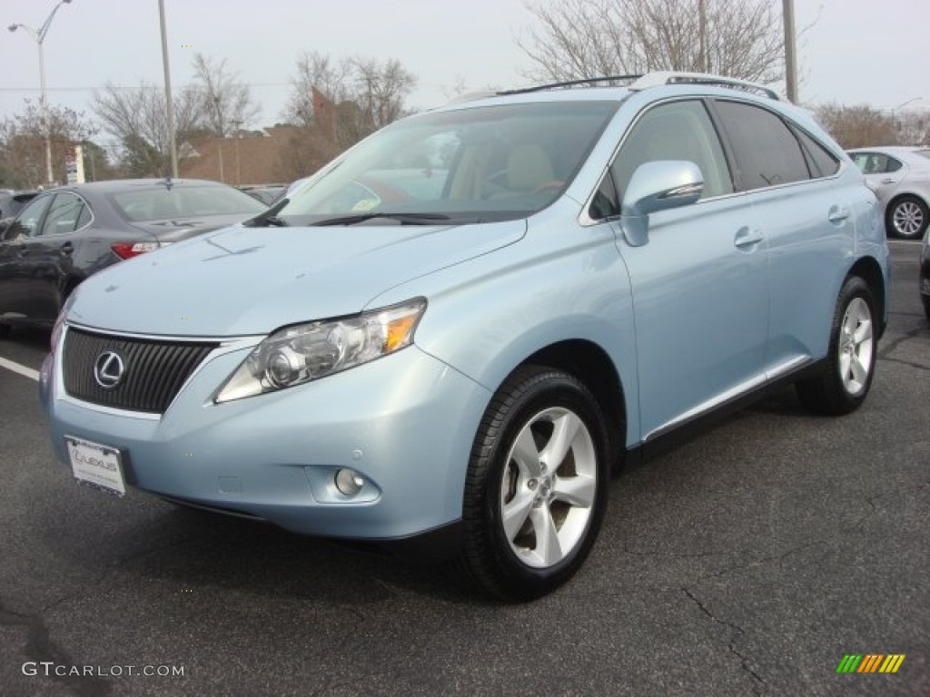 2012 RX 350 AWD - Cerulean Blue Metallic / Parchment photo #5