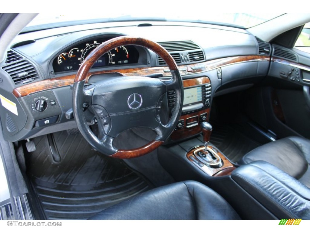 Charcoal Interior 2005 Mercedes-Benz S 600 Sedan Photo #77037969