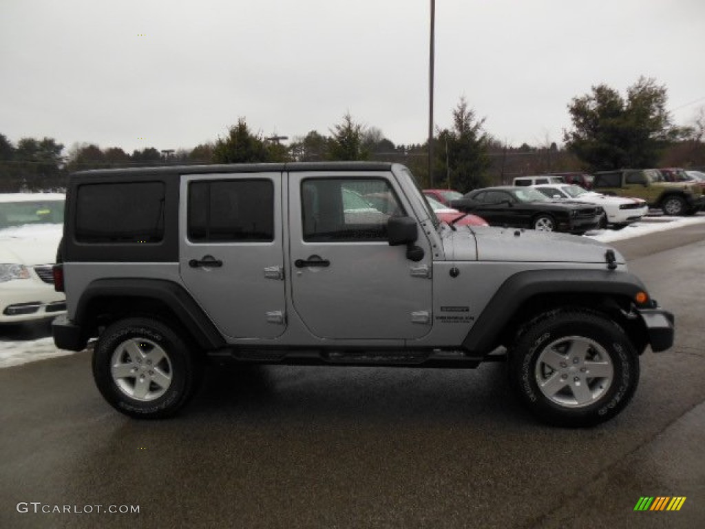 2013 Wrangler Unlimited Sport S 4x4 - Billet Silver Metallic / Black photo #5