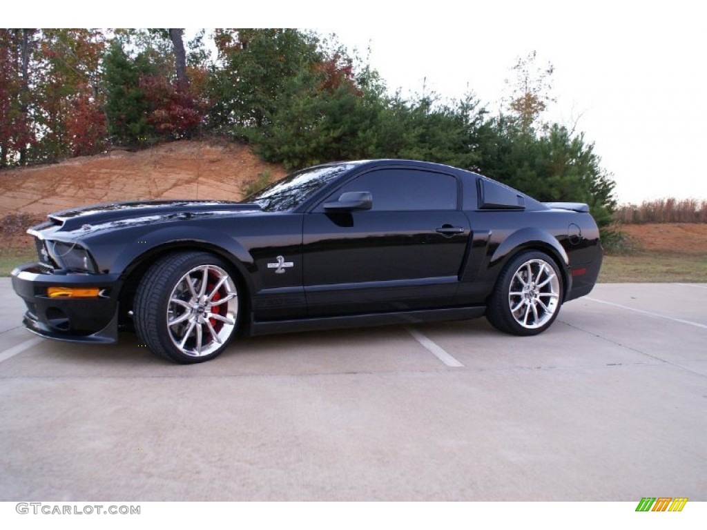 Black 2009 Ford Mustang Shelby GT500 Super Snake Coupe Exterior Photo #77038260