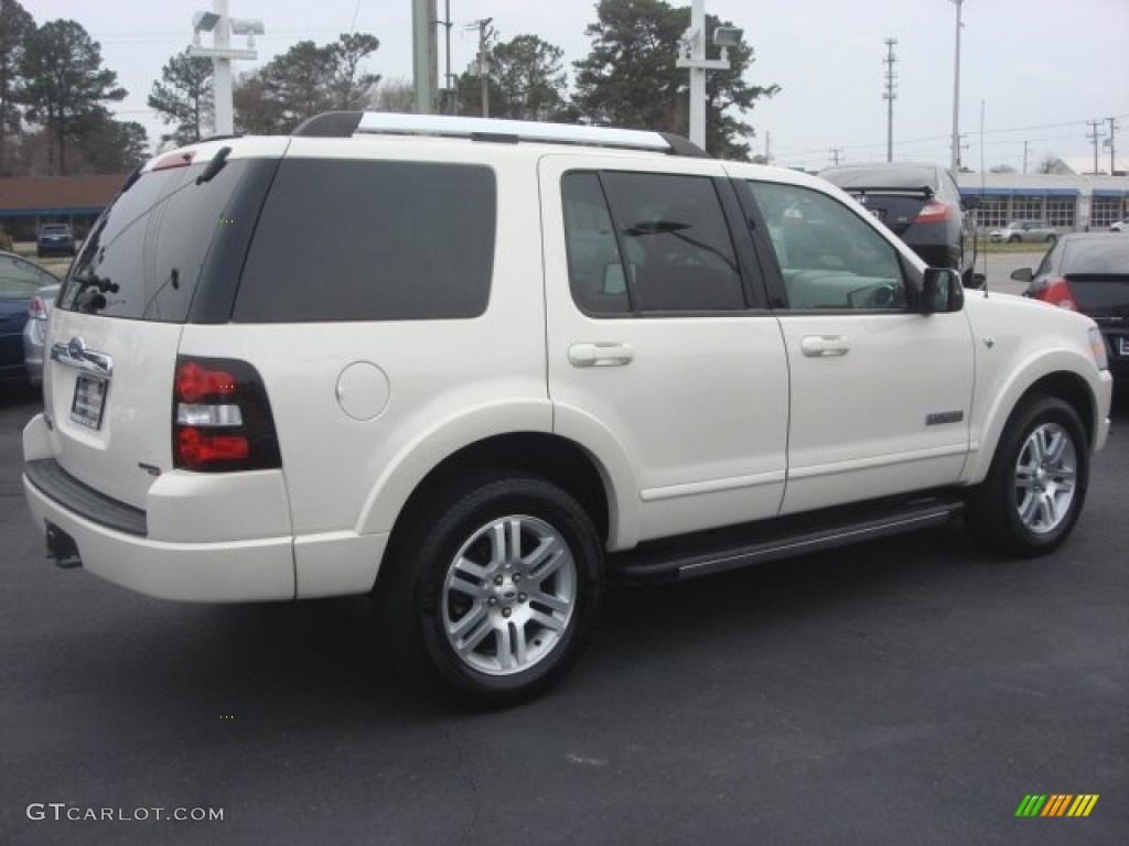 2007 Explorer Limited 4x4 - White Sand Tri-Coat / Camel photo #4