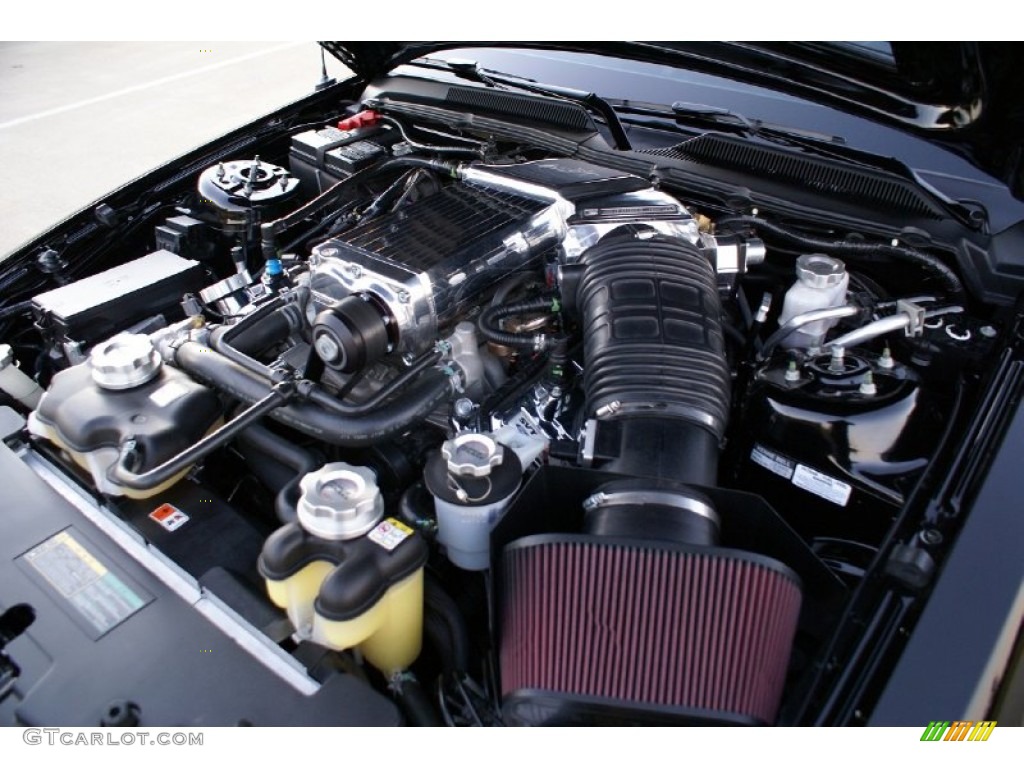 2009 Ford Mustang Shelby GT500 Super Snake Coupe 5.4 Liter Shelby Super Snake Supercharged DOHC 32-Valve V8 Engine Photo #77038902