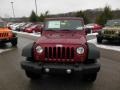 2013 Deep Cherry Red Crystal Pearl Jeep Wrangler Unlimited Sport 4x4  photo #3