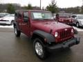2013 Deep Cherry Red Crystal Pearl Jeep Wrangler Unlimited Sport 4x4  photo #4